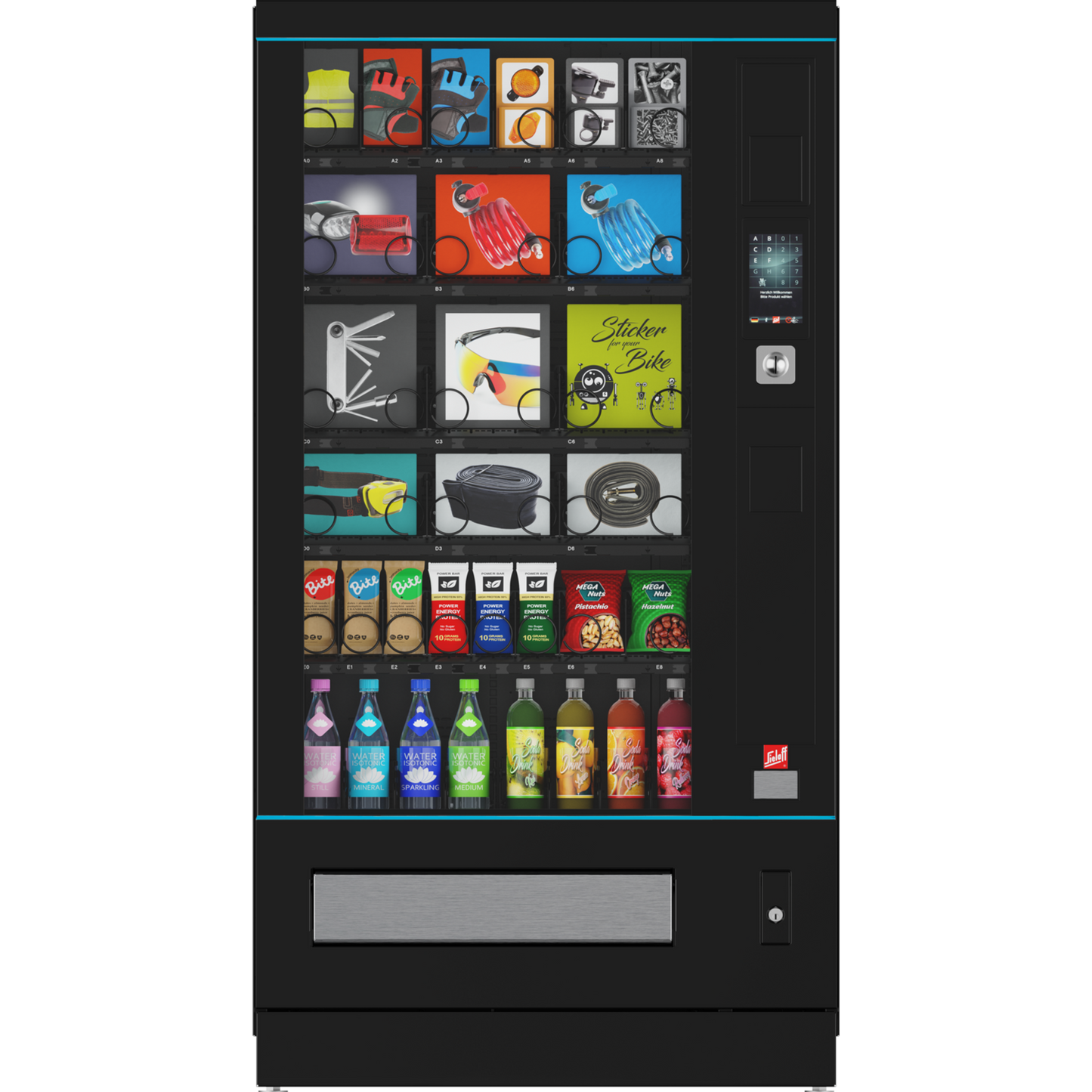 Sielaff INDOOR Snackautomat SiLine Snack & Combi M mit LIFT - MO Automaten