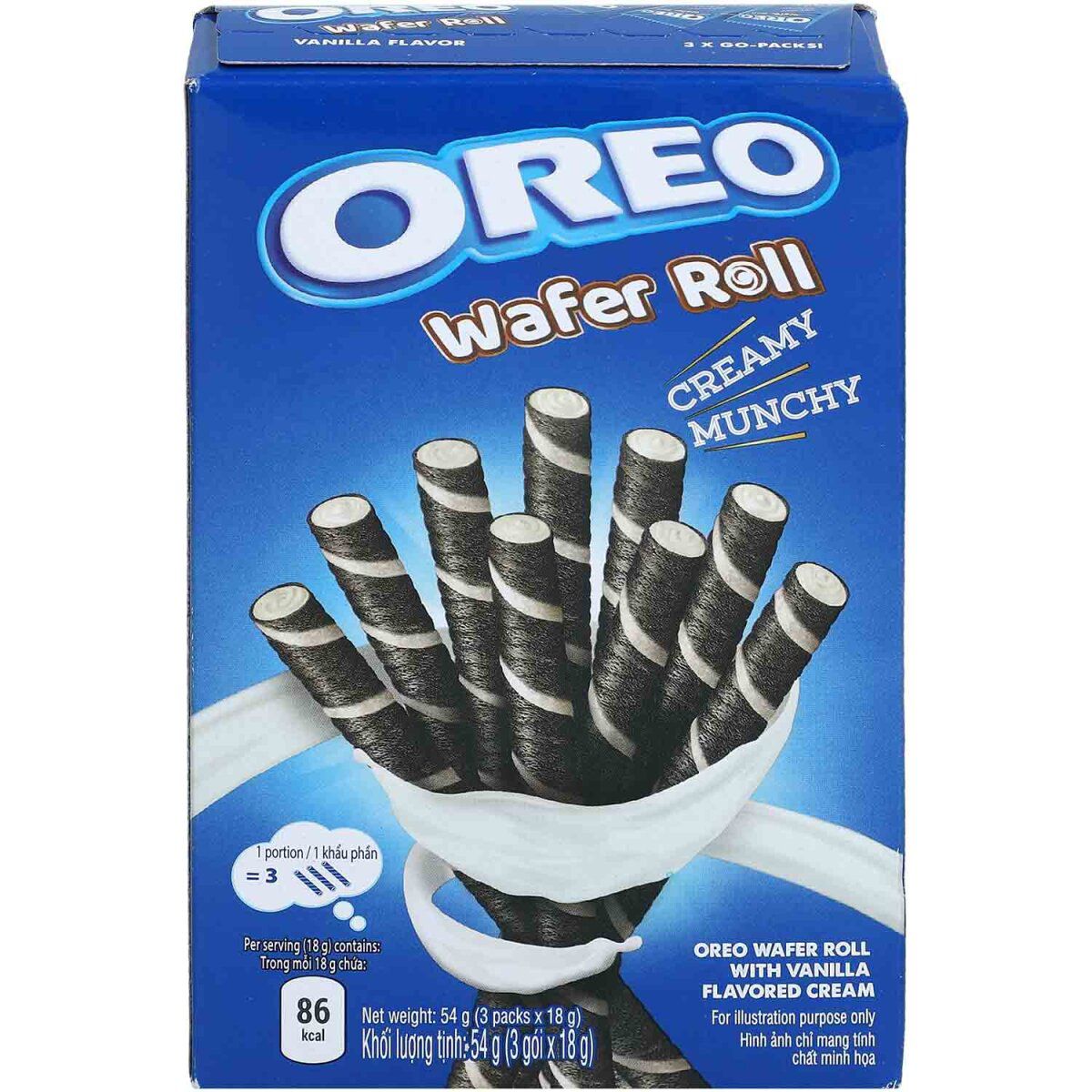 Oreo Wafer Roll Vanille - MO Automaten